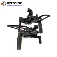Motorcycle Parts CNC Adjustable Foot Pegs Rest Footpeg Footrest Rear Sets For Ducati 899 1199 Paniga