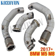 Downpipe Turbo For BMW M5 F90 M8 F91 F92 F93 S63 4.4L V8 2017-2023