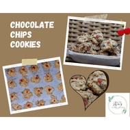 CHOCOLATE CHIP COOKIES|BISKUT CHOCOLATE CHIP|TIDAK TERLALU MANIS