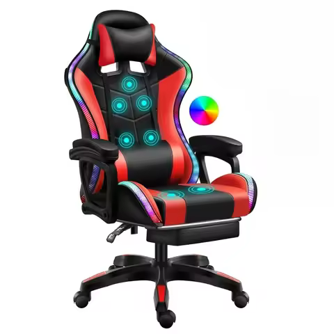 Gaming Chair Reclining Leather Custom Iron Massage Chair Lift Chair PU Leather