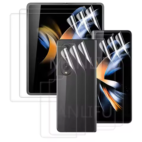 Matte Hydrogel Film For Samsung Galaxy Z Fold 2 3 4 5G Folder Z Fold3 ZFold3 Frosted Soft Protective