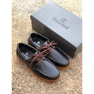 [READY STOCKS] TIMBERLAND LOAFER BOAT BLACK GUMSOLE NEW