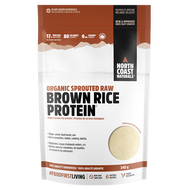 NORTH COAST NATURALS - Organic Sprouted Brown Rice Protein 840 g 100%Brown Rice Protein โปรตีนจากข