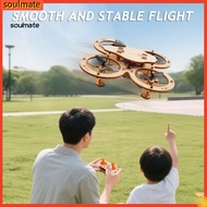 soulmate|  Wooden Drone Model Kids Drone Project Kit Wooden Diy Drone Puzzle Kit Handmade Remote Con