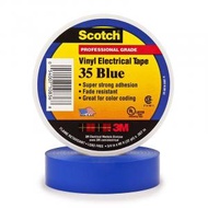 3M™ - 3M Scotch 35 聚氯乙烯 (專業級別) 電氣膠帶 Vinyl Electrical 35 ,3/4吋 x 66尺 (藍色)
