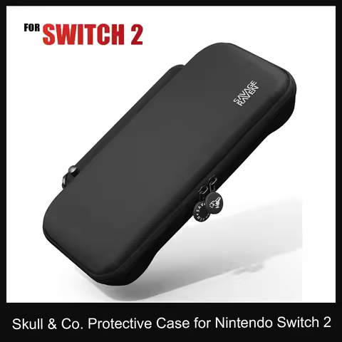 Savage Raven by Skull & Co. EDC Carrying Case for Nintendo Switch 2 Portable Hard Shell Storage Bag 