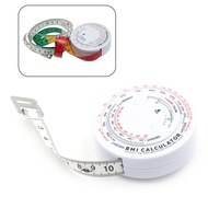 *DELA* BMI Body Mass Index Retractable Tape 150cm  Calculator Diet Tape Measures Tools
