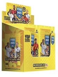Panini FIFA 365 Adrenalyn XL 2026足球卡盒卡
