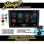 🇲🇾2GB RAM 32GB QLED 2.5D Stinger Car Android Player 9"INCH/10.1"INCH FULL HD T3/T3L Android 10 GPS C