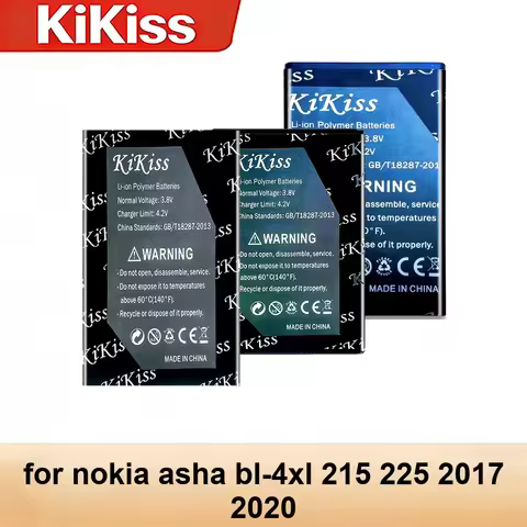Mobile Phone Battery Fast Charging BL-4WL BL-4UL 1600-2800mAh For Nokia Asha BL-4XL 215 225 2017 202