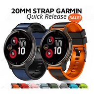 20mm Strap Garmin Venu SQ 2 Plus FR 245 645 55 S12 S42 S40 Music Strap