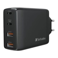 ✴️歡迎使用消費券✴️  Verbatim 4 Port 100W GAN USB 充電器 黑色( 66545) 香港行貨