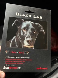 Audioquest black lab subwoofer cable