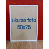 Photo frame size 50x75cm, frame width 2cm, no glass
