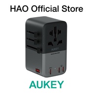 Aukey 100W Travel Mate GaN Universal Adapter (1 USB-A + 4 USB-C + 1 AC Outlet)