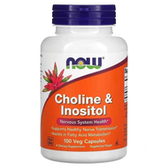 【現貨】Now 膽鹼+肌醇 500mg 100粒 Choline and Inositol