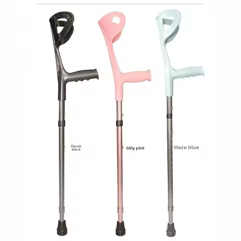 Bestseller Folding Elbow Arm Crutches Telescopic Underarm Double Crutches Fracture Walker Elbow Crut