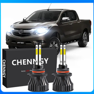 สำหรับ 2014 ถึง 2021 MAZDA BT50 (ไฟหน้า)-ด้านหน้าหลอดไฟหน้าLED 6000K 12V-32V Bright Whiteจำนวน 2 ชุด
