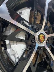黃帝的店~全新Porsche Taycan 4S ~客製21吋台灣生產鍛造鋁圈~藍色LOGO 尾燈殼~煞車升級~外觀升級
