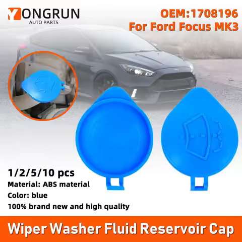 YONGRUN 1/2/5/10pcs Car Windshield Washer Fluid Cover OE1708196 Is Suitable For Ford Focus Mk3 (2011
