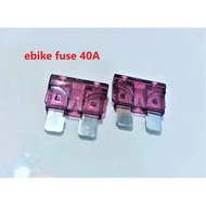 ebike fuse 40A, 2 pieces blade fuse type, fuse protection system
