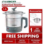 ✲Faber Italia 1.2L Stainless Steel Handy Multi Cooker FMC 1200 / FMC1200  ( Similar Model to Khind M