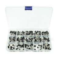 300Pcs 15 Value x 20 Pcs Transistor TO-92 Assortment Box Kit Transistors S9012 S9013 S9014 S8050 S85