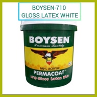 ▦ ➠ ↓ BOYSEN PERMACOAT FLAT | SEMI-GLOSS | GLOSS (PAIL | BALDE | TIMBA) LATEX WHITE PINTURA PANG PA