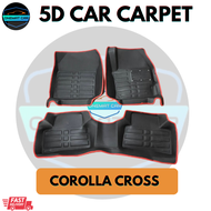 5D CAR CARPET KARPET KERETA TOYOTA VIOS 2019/VIOS 2023 /YARIS 2020/HILUX VIGO/HILUX REVO/CAMRY/AVANZ