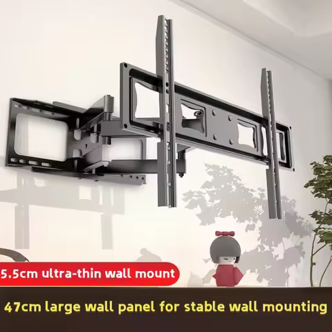 50-80inch TV Wall Mount Bracket Universal TV Mount Monitor Holder Adjustable Swivel Tilt Low Profile