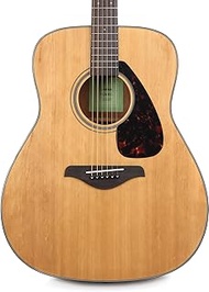 Yamaha 6 String Acoustic Guitar, Right, Natural, Dreadnought (FG800J NT)