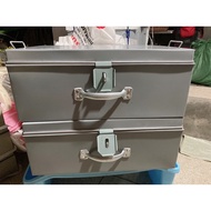 Corrugated iron storage box size 45cm x 30cm x 19cm