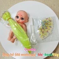 Búp bê 5in mẫu trơn và Combo búp bê 5in cao khoảng 12cm