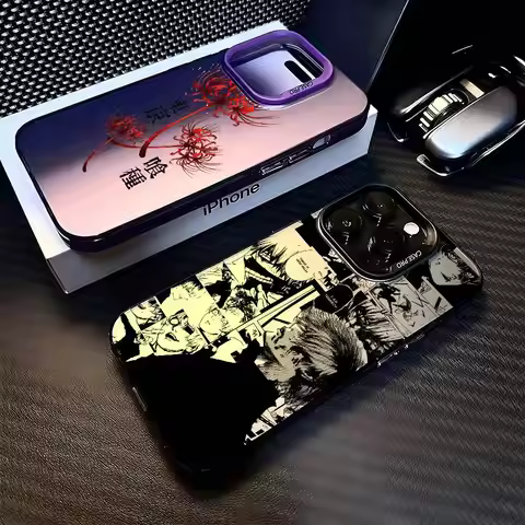 Tokyo Ghoul Kaneki Ken Phone Case Color Silver Shell For lPhone 17 16 16e 15 14 13 12 11 Pro Max Plu