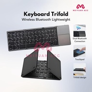 3-Layer Foldable Keyboard With Wireless Connection Bluetooth High Sensitive Touchpad B033 - MY