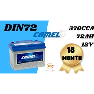 (INSTALLATION PROVIDED)Camel Plus DIN72L | DIN72 | 57238 | LN3 | Car Battery Toyota Hilux Ford Range