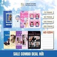 KPOP LINOTE horizontal notebook, 60gsm, 72-200 horizontal pages, student notebook
