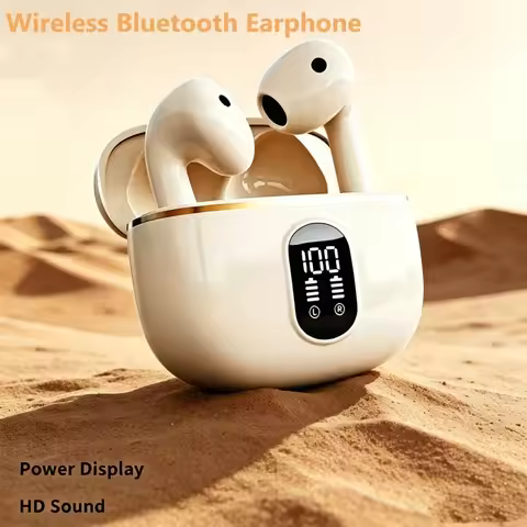 True Wireless Earphone HIFI Stereo Sound Bluetooth Headphones Power Display Earbuds For Phone Androi