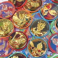 Ultraman Card Round Card Crystal Gold Card3D 3D Card Plastic Hard Card Round Collectible Card Childr