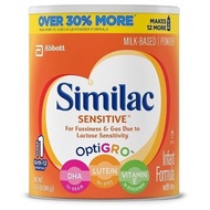 Similac Sensitive Stage 1 Baby Formula - Powder- 1.86 lb