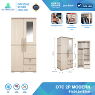 Olymplast Lemari Plastik 2 Pintu OTC Modern