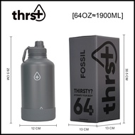 ✤ ❥ ✸ Thrst 64oz/ 2000ml tumbler 2000ml sport water bottle tumbler Big tumbler Vacuum Insulated Tum