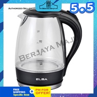 Elba 1.7L Glass Electric Jug Kettle EJK-F1723G(BK) / EJK-F1723G