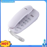 -580 Big Button Corded Phone Wall-Mounted Telephones Machine Support Wall Mount or Desk Phone