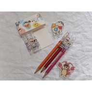 Crayon shin chan growth pen cap蜡笔小新笔盖延长器6pcs