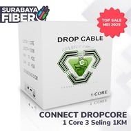 Dropcore Connect 1 Core 3 Strands 1mm G657A1 Japan Quality - FO Cable 1Core 1KM Equivalent to Mylink