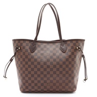 棕色 棋盤格帆布 Neverfull MM 肩背包【LOUIS VUITTON LV 路易威登】 N41358
