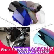 Windscreen Motorcycle Windshield Wind Shield Screen Protector Parts For Yamaha FAZER FZ6 Fazer S2 FZ