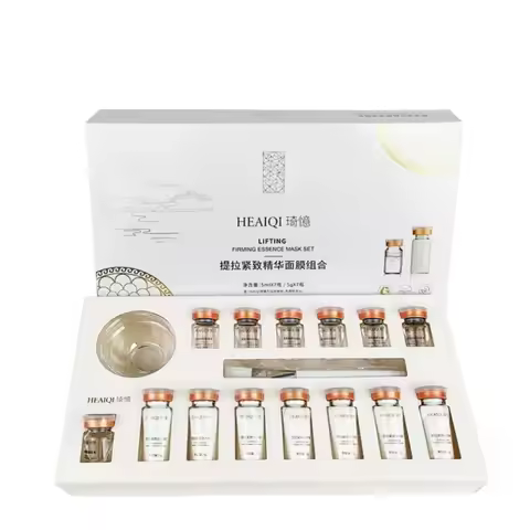 Collagen Hyaluronic Acid Face Mask DIY Hyaluronic acid V Face Lifting Firming Whitening Mask Fine Li