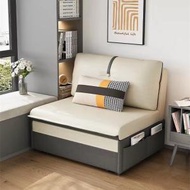 Carpenter - 折疊梳化牀單人雙人梳化科技布沙發床兩用多功能抽拉可儲物沙發床66CM(9CM海綿)